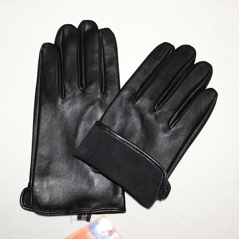 Top Trends: Summer Leather Driving Gloves Men&#039;s Sheepskin Touch Screen Thin Unlined Spring And Autumn Outdoor Driver Gloves Shoppable Styles