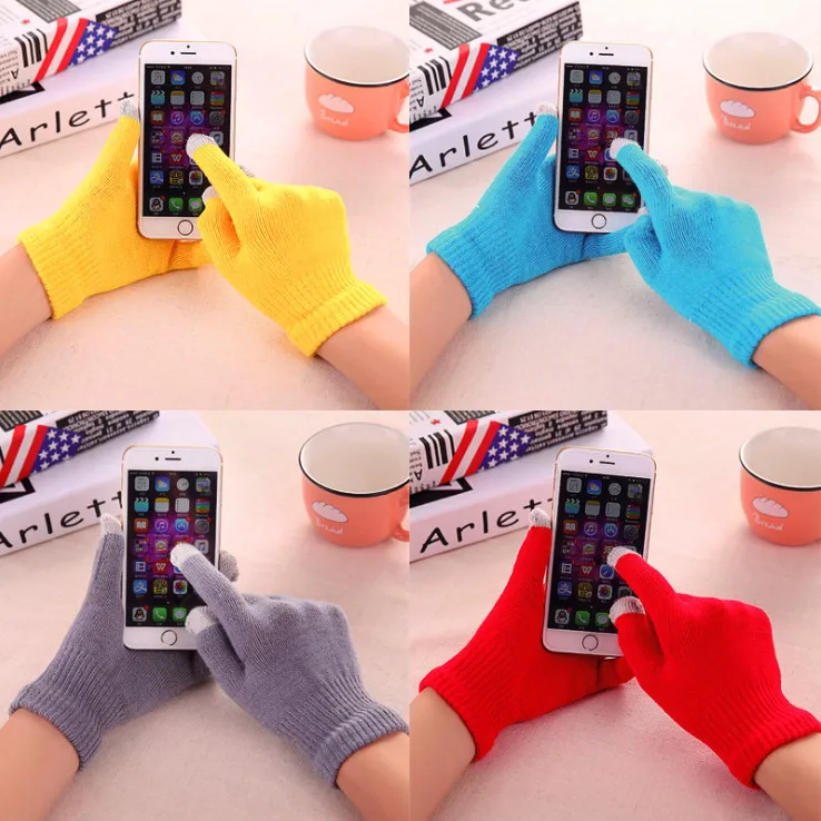 Top Trends: New Magic Touch Screen Gloves Smartphone Texting Stretch Adult One Size Winter Warmer Knit Hot Shoppable Styles