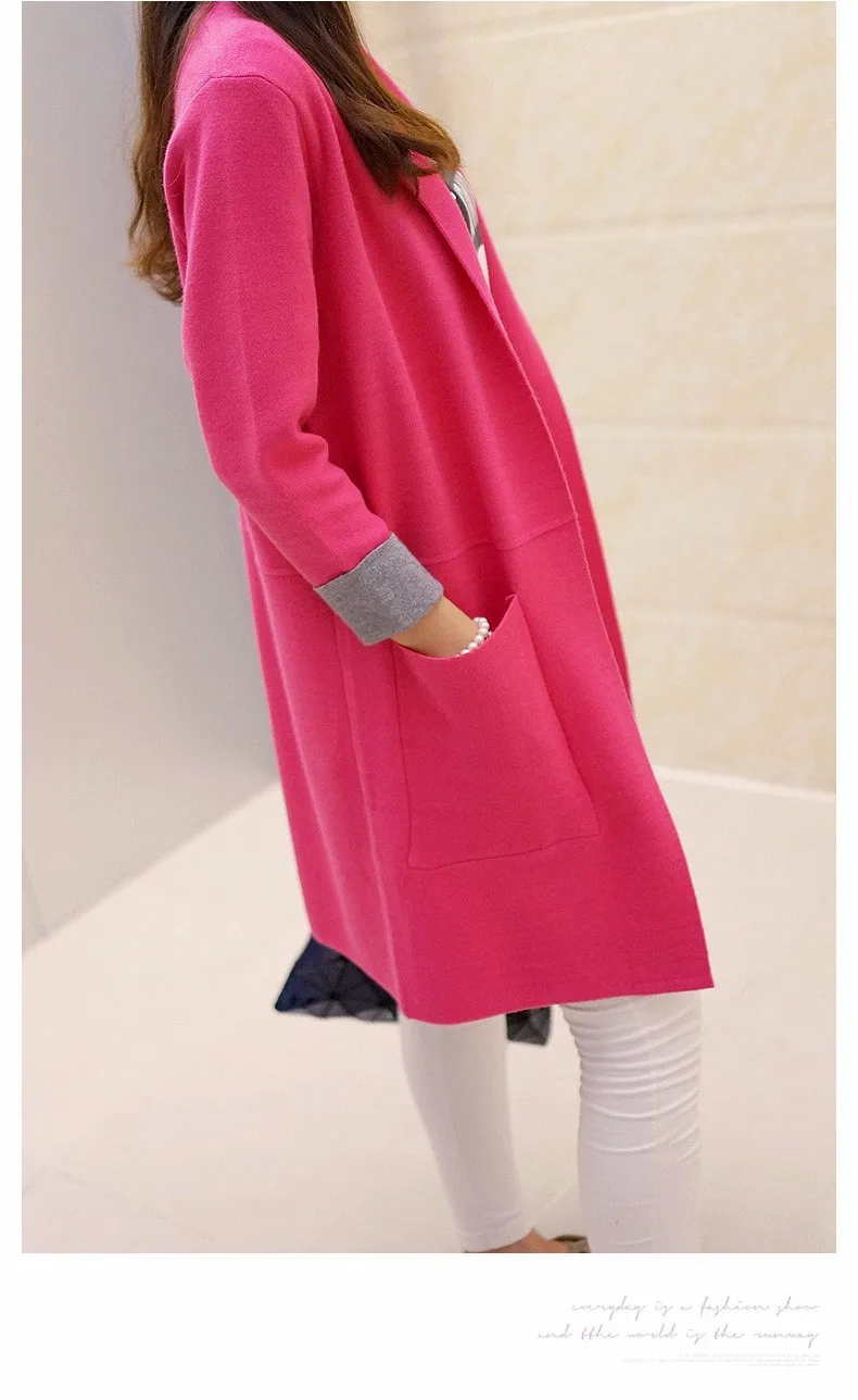 Suurte taskutega pikad kardiganid | kujundav pilt e-kaubamaja pildikogust