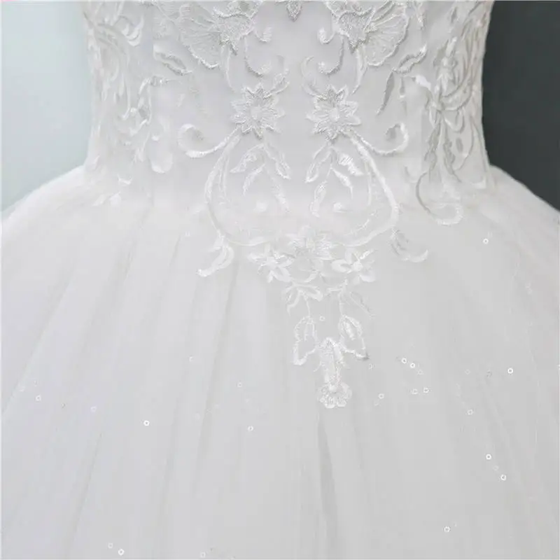 Top Trends: It's YiiYa Sexy Boat Neck Wedding Dresses Simple Off White Cheap Sleeveless Wedding Gown HS284 Shoppable Styles - Image 5