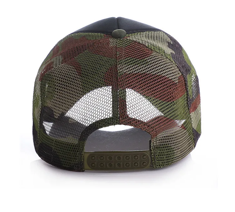 Top Trends: 100% Acrylic Custom Logo Camo Baseball Caps DIY Print Logo Snapbacks Hats Adult Summer Camouflage Mesh Net Trucker Hats Shoppable Styles - Image 6