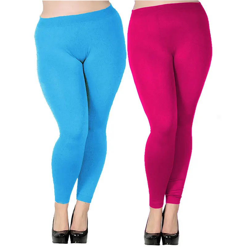 Top Trends: Women&#039;s Plus Size Modal Seamless High Waist Leggings Full Length Stretchy Basic Ankle Leggings Solid Color Long Legging Pants Shoppable Styles