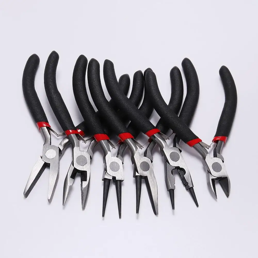 Top Trends: Round Nose End Cutting Jewelry Pliers Tools DIY Equipment Pliers Fit Handcraft Beadwork Repair Ferronickel Carbon-Hardened Steel Shoppable Styles