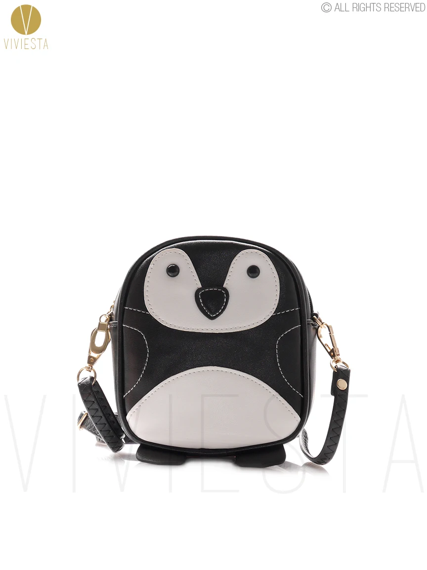 Details About Kids Cartoon Penguin Across Bag Children Cute Fun Animal Small Messenger Handbag