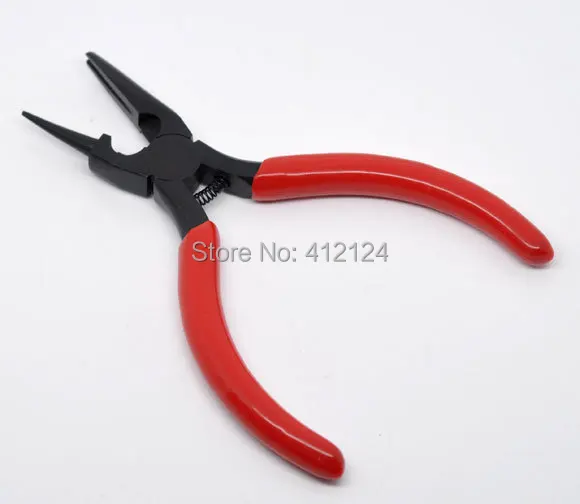 Top Trends: 1Pc Round Nose And Concave Pliers Stainless Steel Beading Jewelry Tool 12.5cm Shoppable Styles