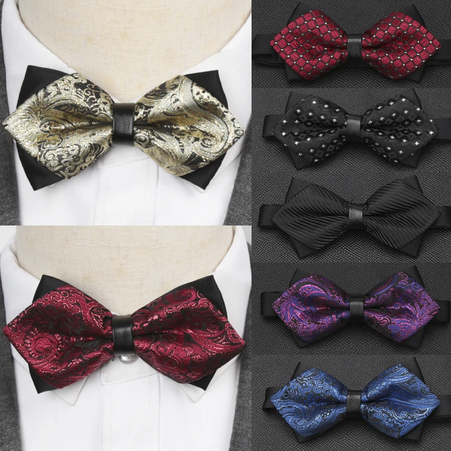 Top Trends: Men Bowtie Newest Butterfly Knot Mens Accessories Luxurious Bow Tie Black Cravat Formal Commercial Suit Wedding Ceremony Ties Shoppable Styles