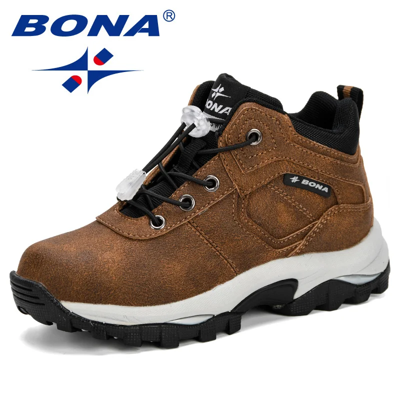 Top Trends: BONA Boys Girls Fashion Sneakers Children School Sport Trainers Synthetic Leather Kid Casual Skate Stylish Designer Shoes Comfy Shoppable Styles