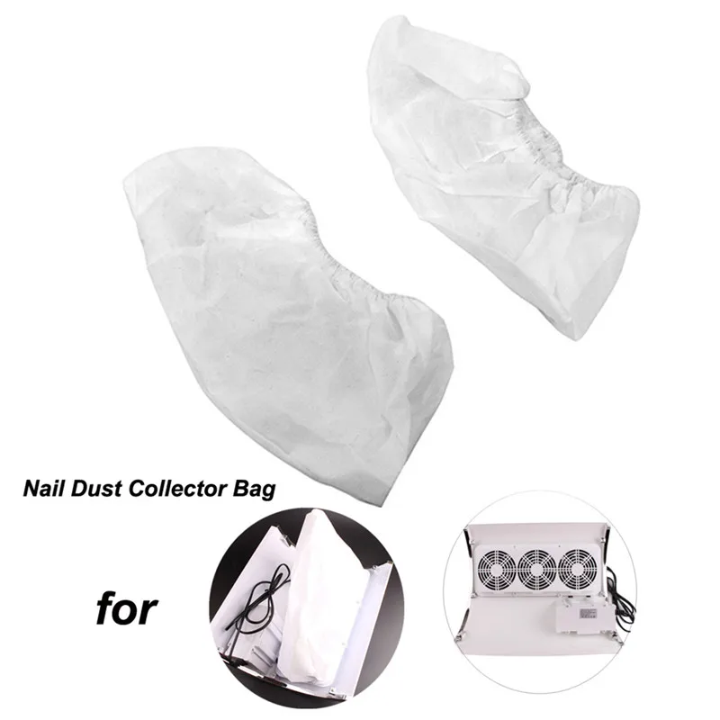 Top Trends: 5 / 8Pcs Nail Dust Collector Replacement Bag Vacuum Cleaner Non-woven Bags For Manicure Machine Nail Art Sylon Dust Cleaning Tools Shoppable Styles