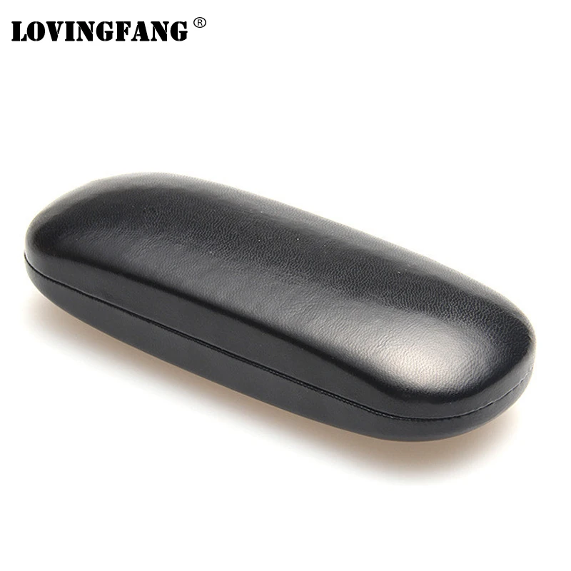 Top Trends: Hot Leather Glasses Case Hard Frame Waterproof Eyeglass Case Cover Portable Reading Glasses Box For Men Solid Spectacle Cases Shoppable Styles