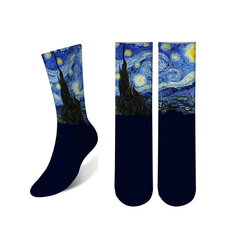 Top Trends: Retro Mona Lisa Socks For Women Unisex Famous Oil Painting Art Socks Funny Happy Men's Casual Winter Spring Socks Skarpetki Sox Shoppable Styles - Image 6