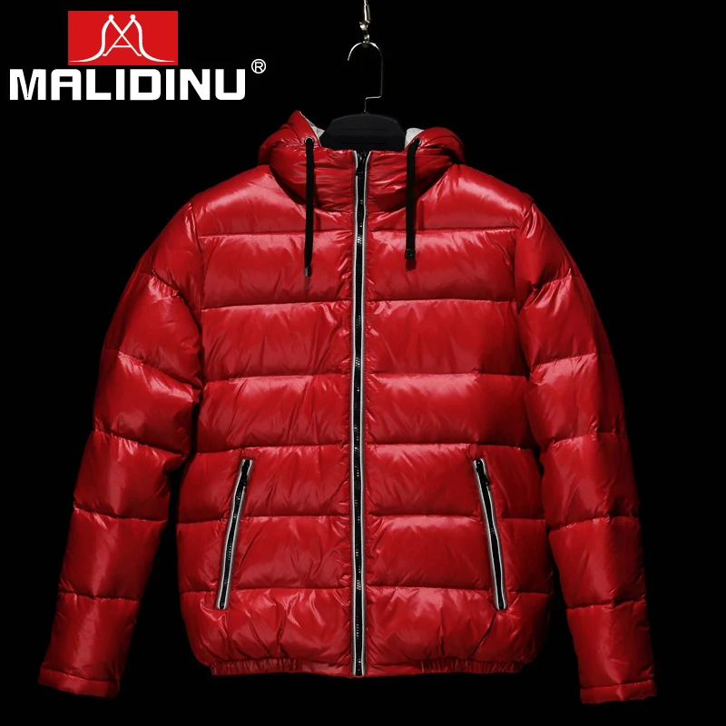 Top Trends: MALIDINU 2023 Men Down Jacket Brand Winter Down Coat Warm Winter Jacket Duck Down Jacket Men European Size Russian Style -30C Shoppable Styles