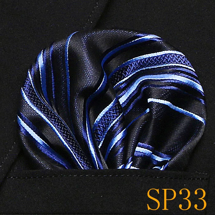 Top Trends: New Mens Silk Handkerchiefs Floral Dots Stripes Checks Pocket Squares For Suits Jackets Wedding Party Business Shoppable Styles - Image 6