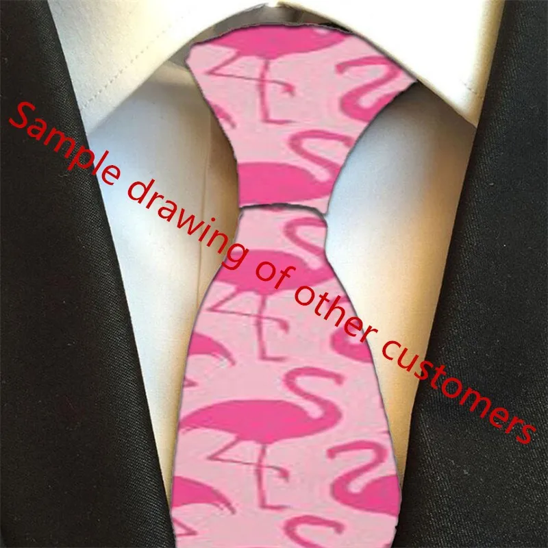 Top Trends: Fashion Custom Necktie For Men Unisex Funny Casual 3d Printed Original Design Ties Diy Dress Party Wedding 8cm Width Necktie Shoppable Styles - Image 4