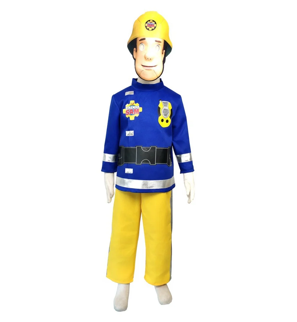 Top Trends: Hot 2021 Fireman Sam Children's Fancy Dress Costume 3-9 Years Carnival Party Halloween Cosplay Costumes Shoppable Styles