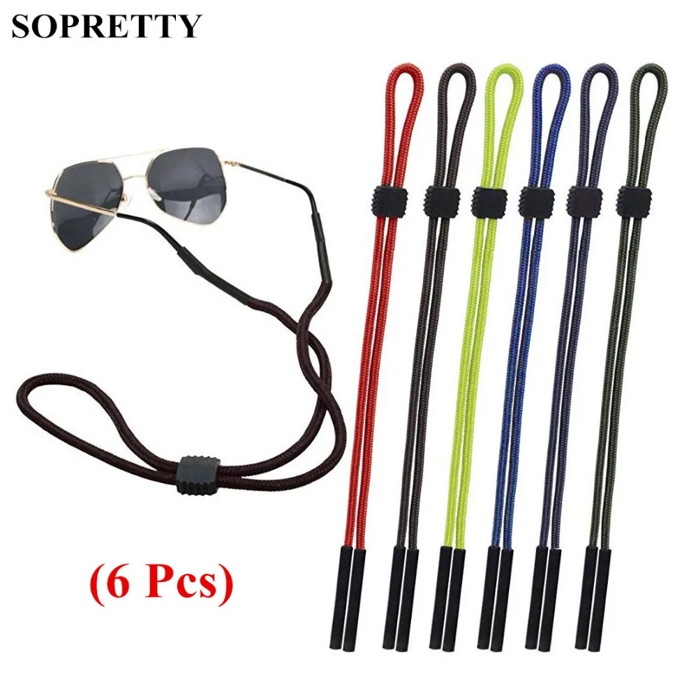 Top Trends: ( 6 Pcs ) Solid Adjustable Eyewear Retainer , Sunglasses Holder Strap , Retainer For Reading Glasses And Myopia Glasses - C013 Shoppable Styles