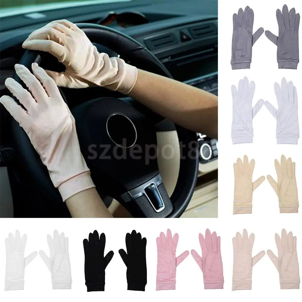 Top Trends: Phenovo Ladies Women Silk Gloves Liner Inner Thermal Skiing Driving Cycling Party Gloves Shoppable Styles