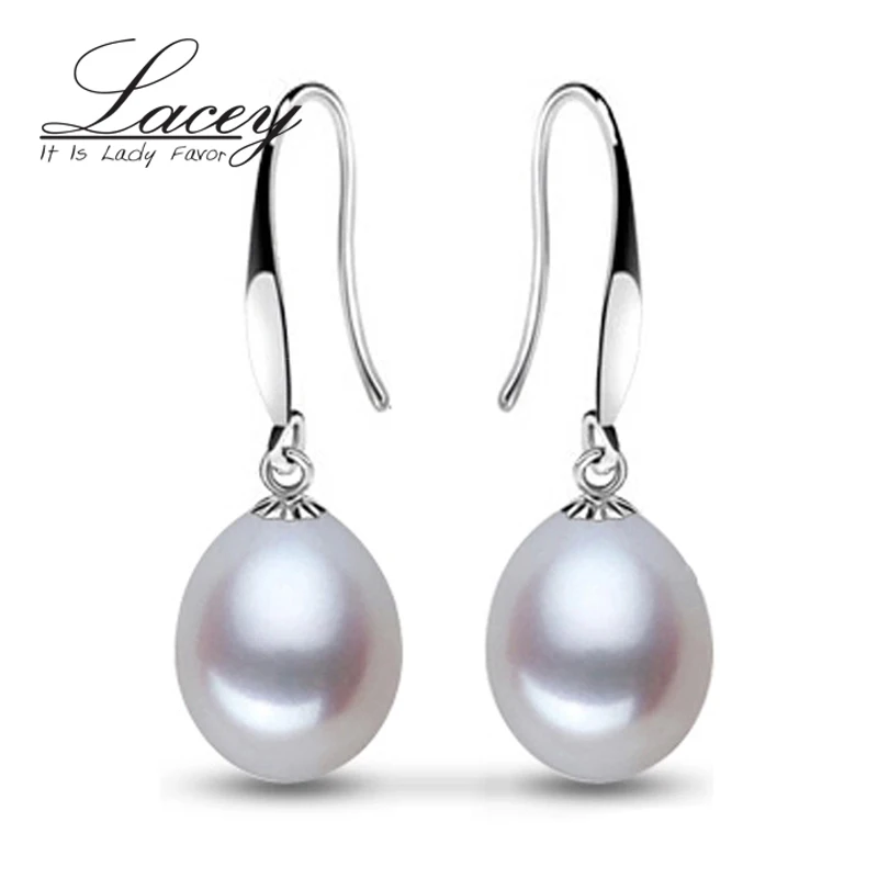 Top Trends: Wedding Real Freshwater Drop Earrings For Women, Trendy White Natural Pearl Earrings Silver 925 Bridal Gift Shoppable Styles