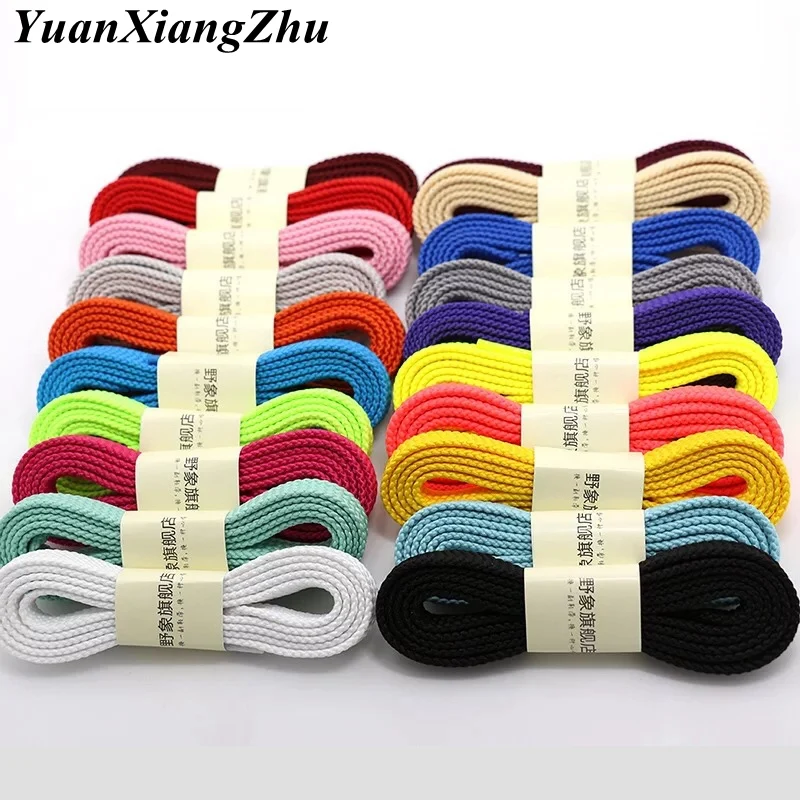 Top Trends: 1 Pair Thicken Classic Shoelaces For Sneakers Shoe Laces Solid Flat Shoelace Casual Sports Laces Shoes Strings 100 / 120 / 140 / 160cm Shoppable Styles