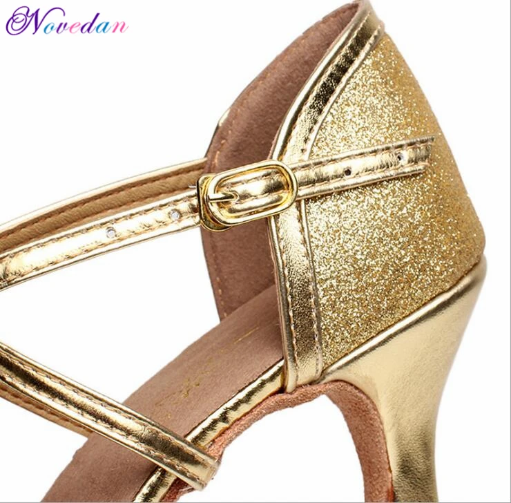 Top Trends: Professional Silver Gold Salsa Dance Shoes For Women Discount Latin Dance Shoes Popular Sexy Salsa Shoes Ladies 5cm / 7cm Heel Shoppable Styles - Image 3