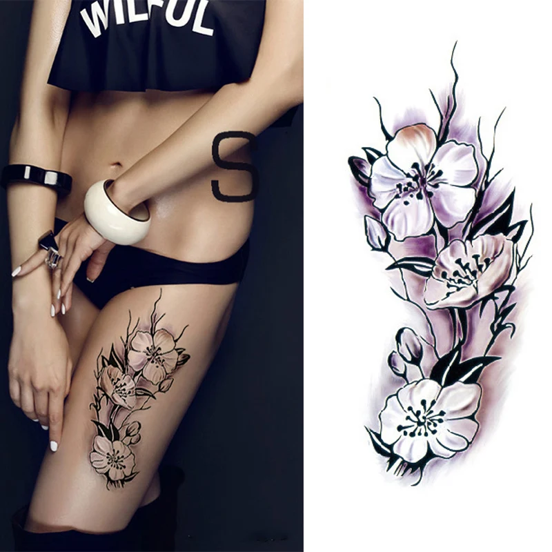 Top Trends: Waterproof Temporary Tattoo Sticker Body Art Arm Fake Flash Tattoos For Women Shoppable Styles