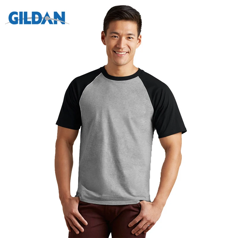 Top Trends: Gildan Brand 100% Cotton T Shirt Men Short Sleeve Solid Color T Shirts Hot Summer High Quality Raglan T-shirt Simple Men Tees Shoppable Styles - Image 2