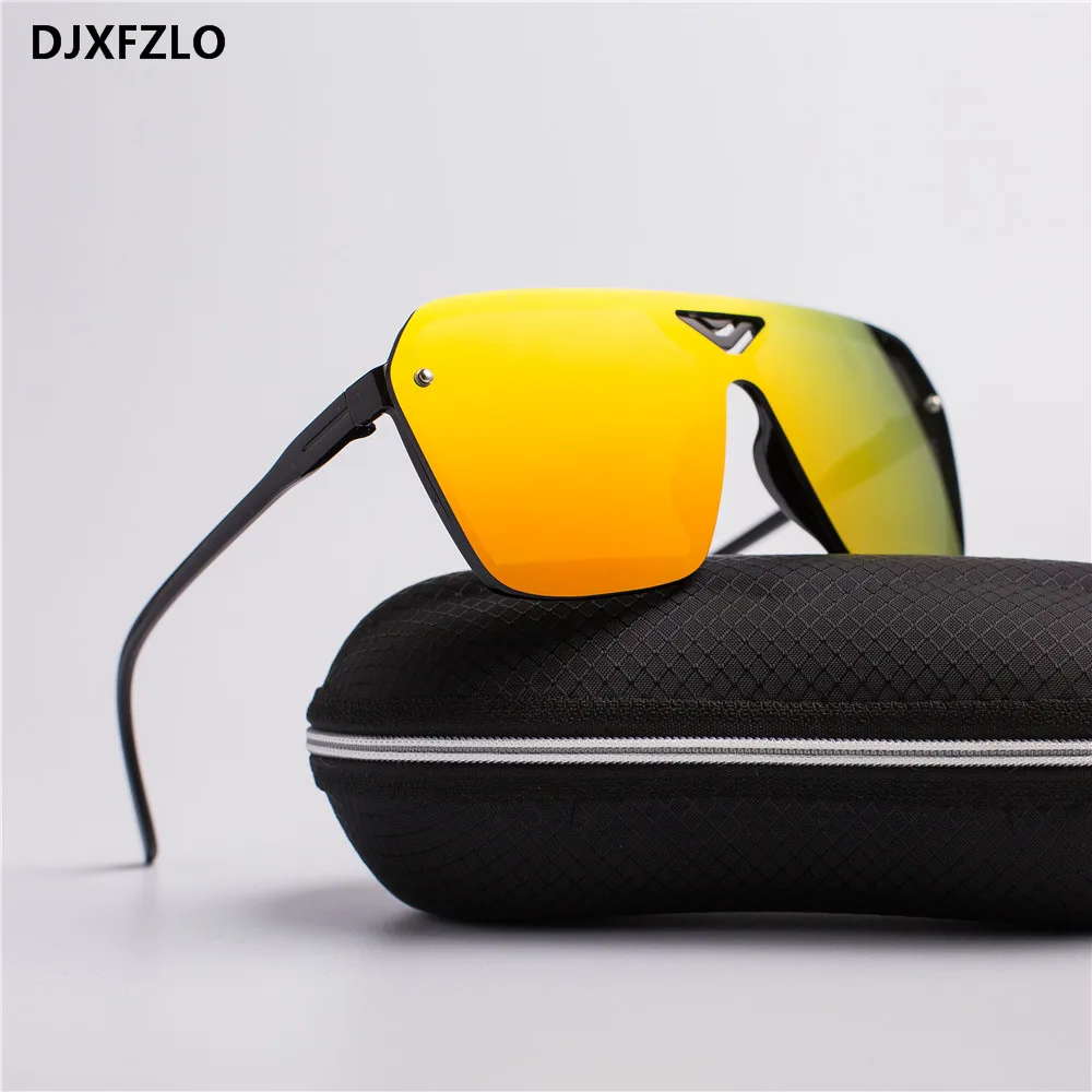 Top Trends: 2022 New Goggle Plastic Male Driving Sports Men Dazzling Sunglasses Men Brand Designer Trendy Retro Sun Glasses Oculos De Sol Shoppable Styles