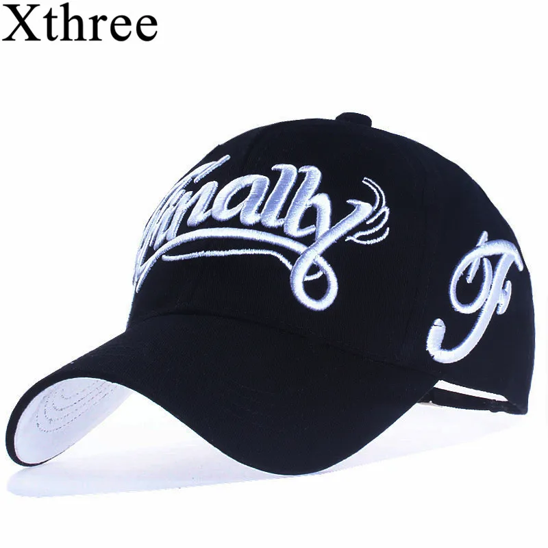 Top Trends: Xthree 100% Cotton Baseball Cap Women Casual Snapback Hat For Men Casquette Homme Letter Embroidery Gorras Shoppable Styles