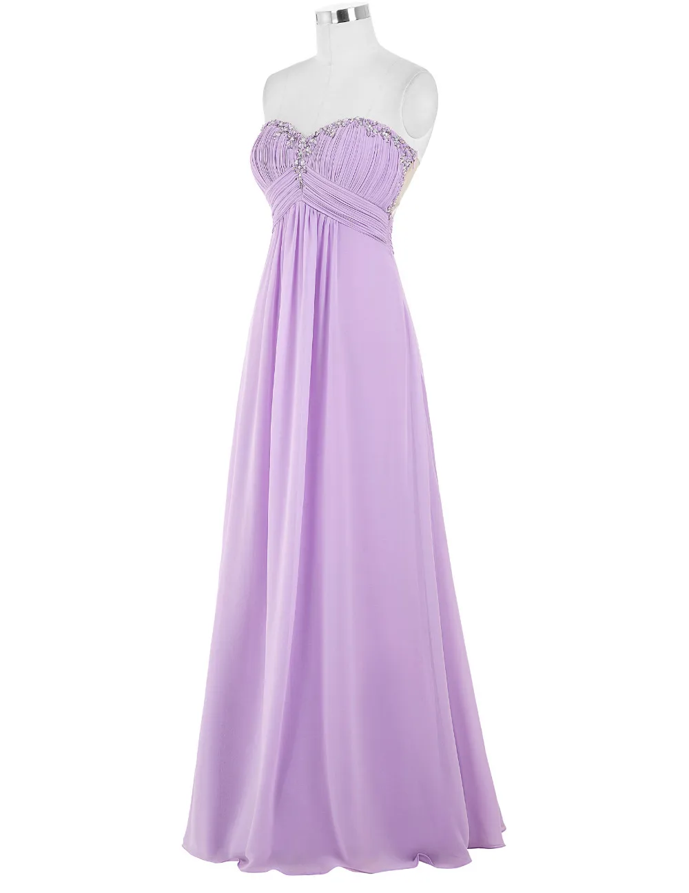 Lavender Green Royal Blue Long Chiffon Bridesmaid Dress 2 Lavender Green Royal Blue Long Chiffon Bridesmaid Dress 2