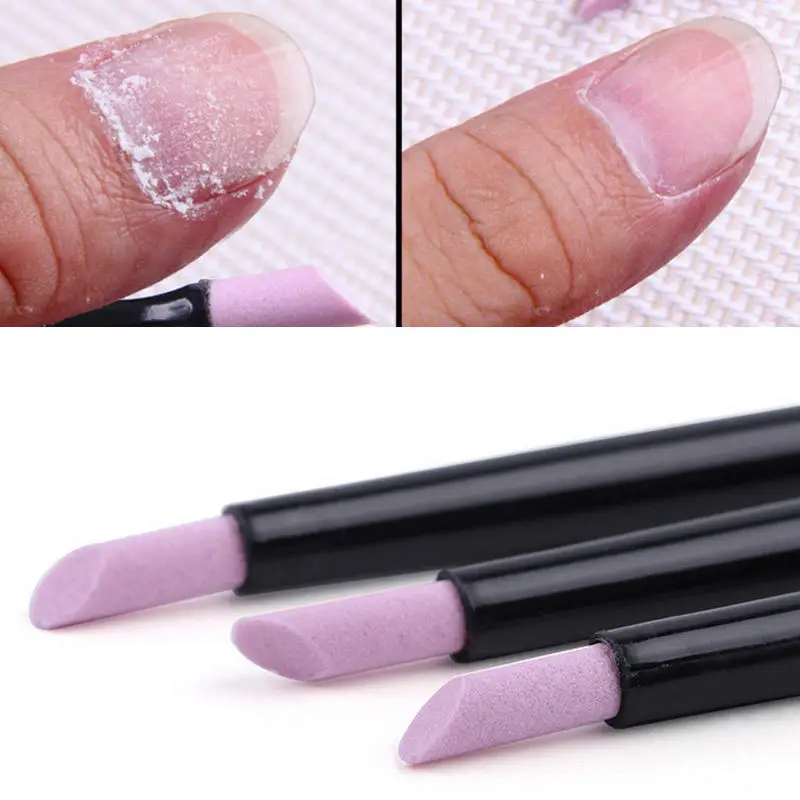 Top Trends: 1PC Portable Quartz Grinding Pen Nail Cuticle Scissors Dead Skin Remover Nail Polish Manicure Stick Nail Files Accessories Tool Shoppable Styles