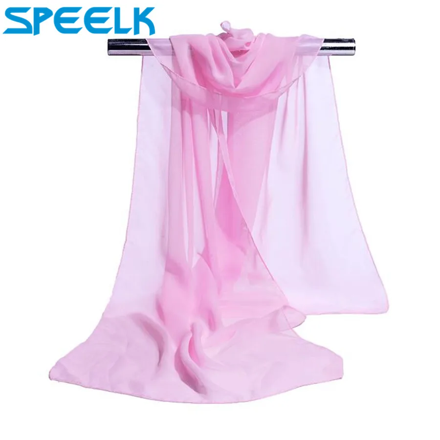 Top Trends: 19 Colors Chiffon Scarf Women Summer Silk Scarves Chiffon Thin Shawls And Wraps Foulard Pure Color Hijab Stoles Dropshipping Shoppable Styles