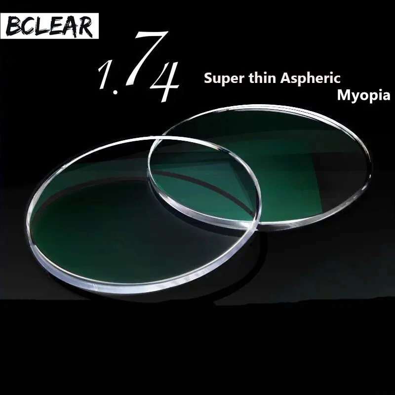 Top Trends: BCLEAR 1.74 Ultra High Index Super Thin Aspheric Optical Prescription Lenses For Myopia Glasses Diopter Nearsighted Shortsighted Shoppable Styles