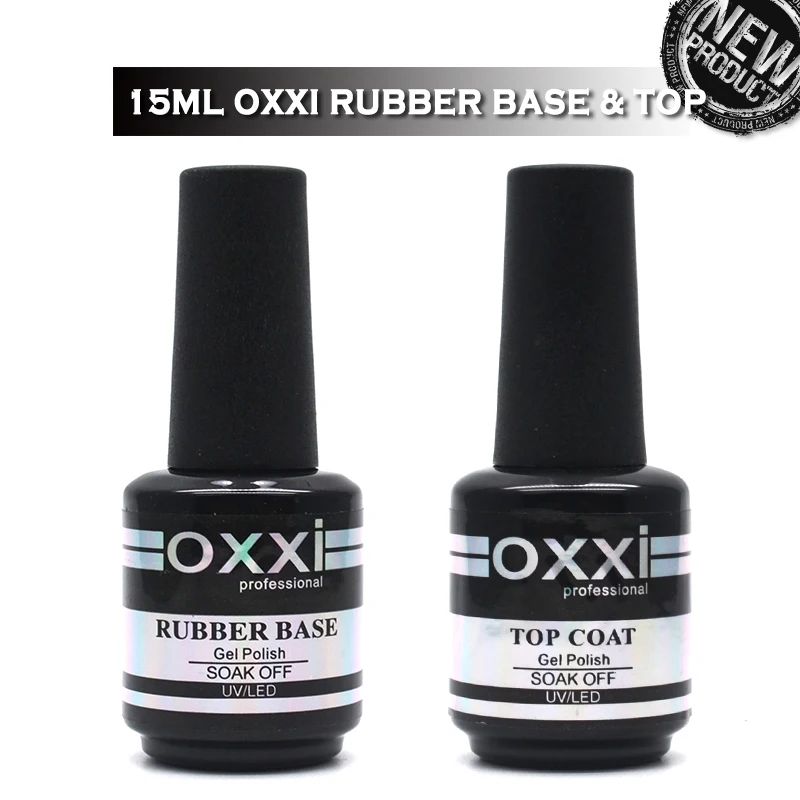 Top Trends: Oxxi Latest 15ml Nail Rubber Base Coat Semi Permanant UV Gel Varnishes Primer For Nails Matte Top Coat Nail Art Base Top Gellak Shoppable Styles