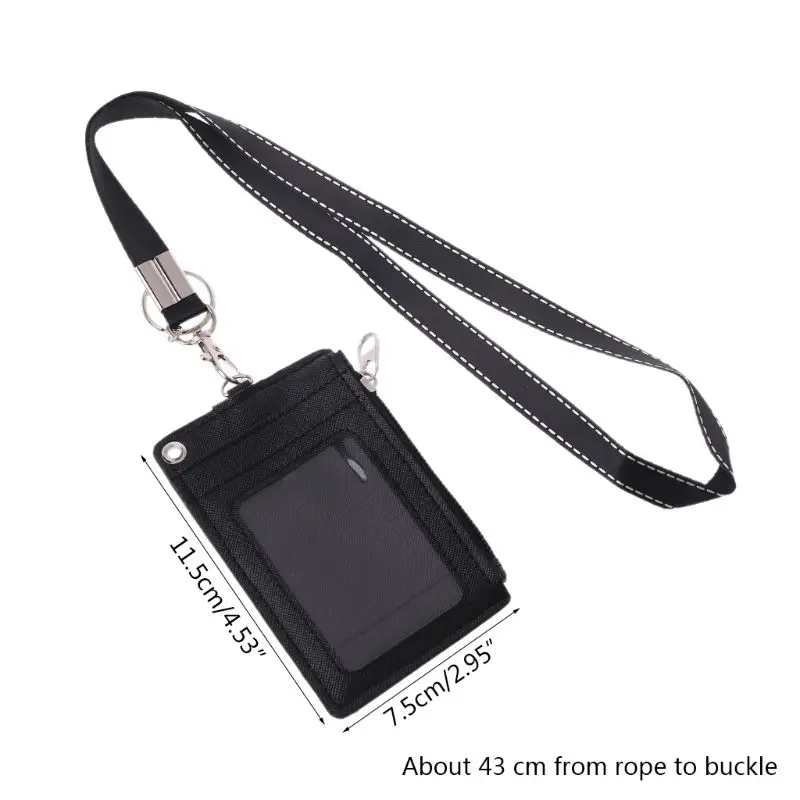 Top Trends: Fashion Business Credit Card ID Badge Coin Purse Holder Neck Strap Lanyard Keychain Shoppable Styles