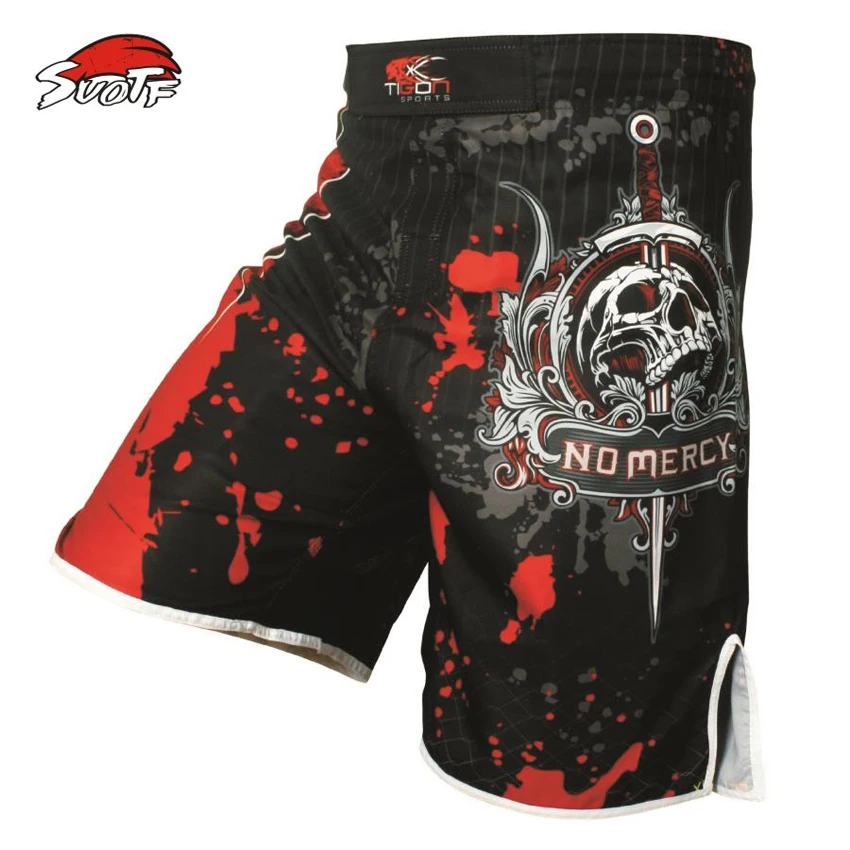 Top Trends: SUOTF Pro MMA Fight MMA Short Shorts Muay Thai Kick Boxing Gel Cage Pants Pants Sanda Boxing Sport Pants M-XXXL Shoppable Styles