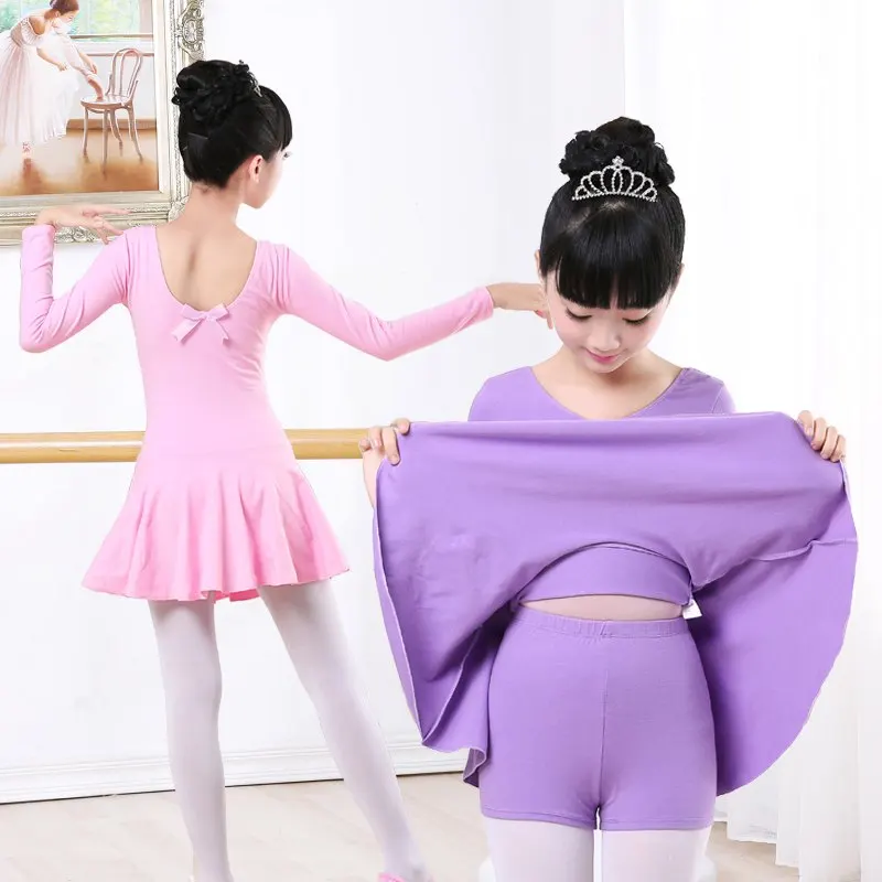 Top Trends: High Quality Cotton Separate Shorts Dance Ballet Suit Children Girls Gymnastics Ballet Dance Dress Kids Dancewear Shoppable Styles