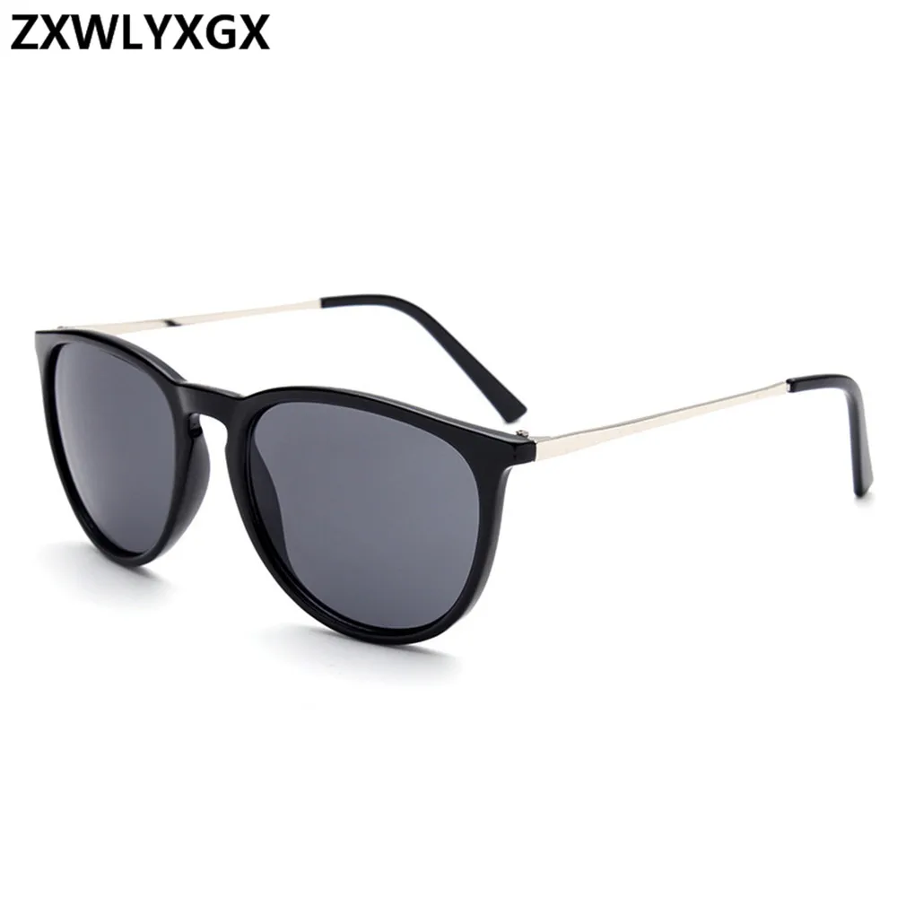 Top Trends: ZXWLYXGX Retro Male Round Sunglasses Women Men Brand Designer Sun Glasses For Lady Alloy Mirror Oculos De Sol Shoppable Styles - Image 3