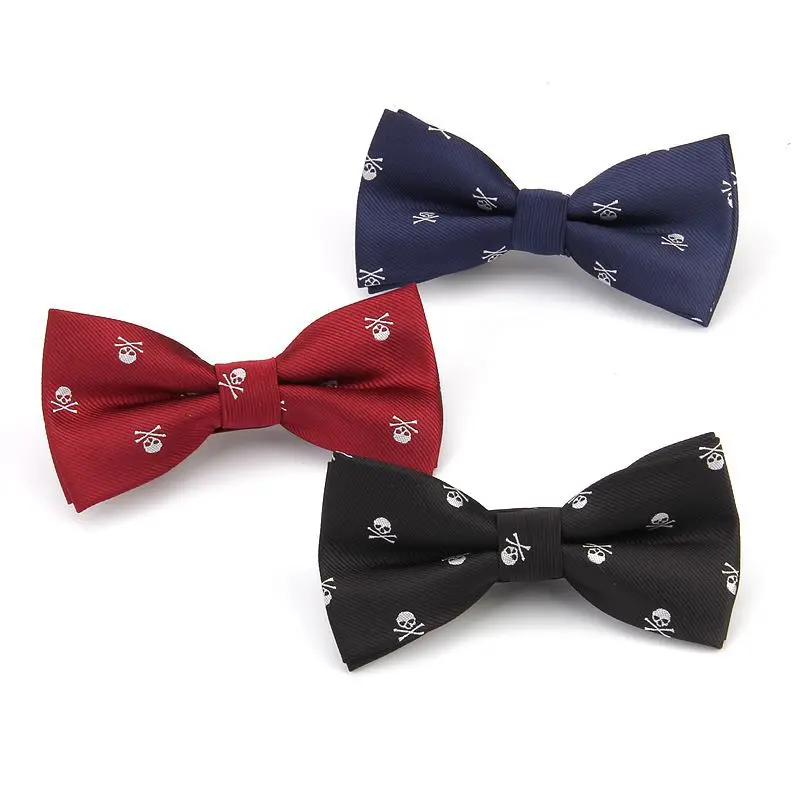 Top Trends: Skull Bow Tie Black Ties For Men Cool Bowtie Party Gift Necktie Butterfly Wedding Cravat Shoppable Styles