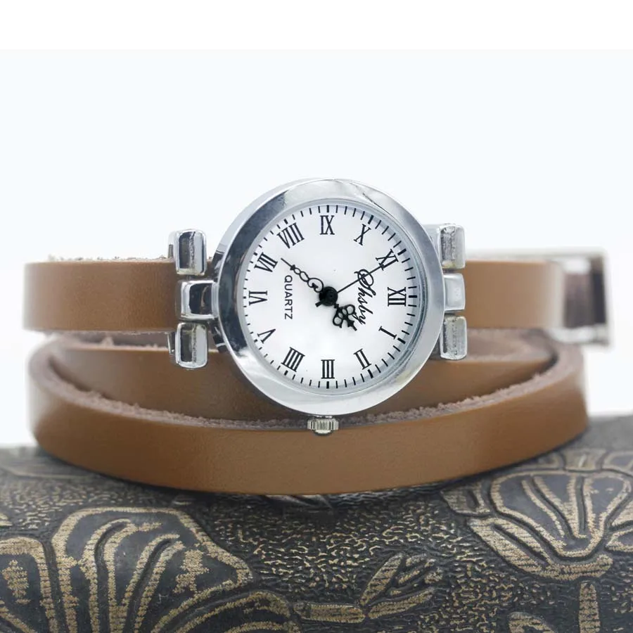 Top Trends: Shsby New Fashion Women's Long Leather Strap Watch Female Silver Bracelet Watch ROMA Vintage Watch Women Dress Watches Shoppable Styles - Image 5