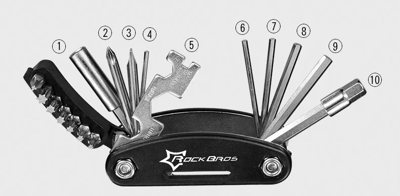 Multiherramienta para bicicleta ROCKBROS 16 en 1