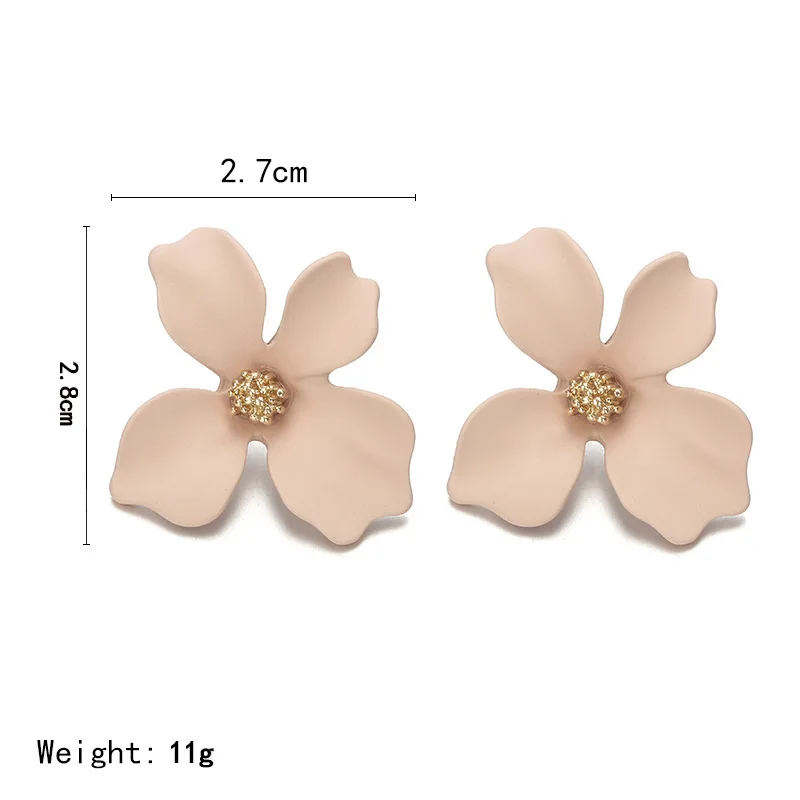 Top Trends: Korean Cute Small Flower Stud Earrings For Women Fresh And Sweet Statement Earring Girl 2019 Fashion Jewelry Shoppable Styles - Image 6