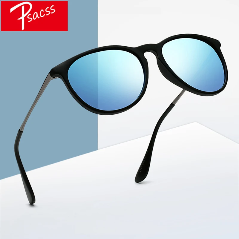 Top Trends: Psacss NEW Classic Round Polarized Sunglasses Men Women Vintage High Quality Brand Designer Male Fashion Retro Sun Glasses UV400 Shoppable Styles