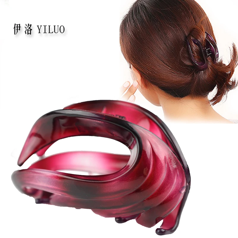 Top Trends: Women Headwear Simple Retro Hair Claw Cute Hair Clip For Girls Shower Vitnage Hair Accessories For Women Shoppable Styles