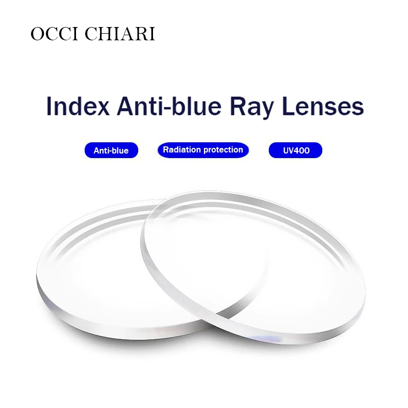 Top Trends: Anti-blue Single Vision Resin Lenses Aspheric Lenses For Myopia Hyperopia Prescription Eyeglasses UV400 Optical Lens Customized Shoppable Styles