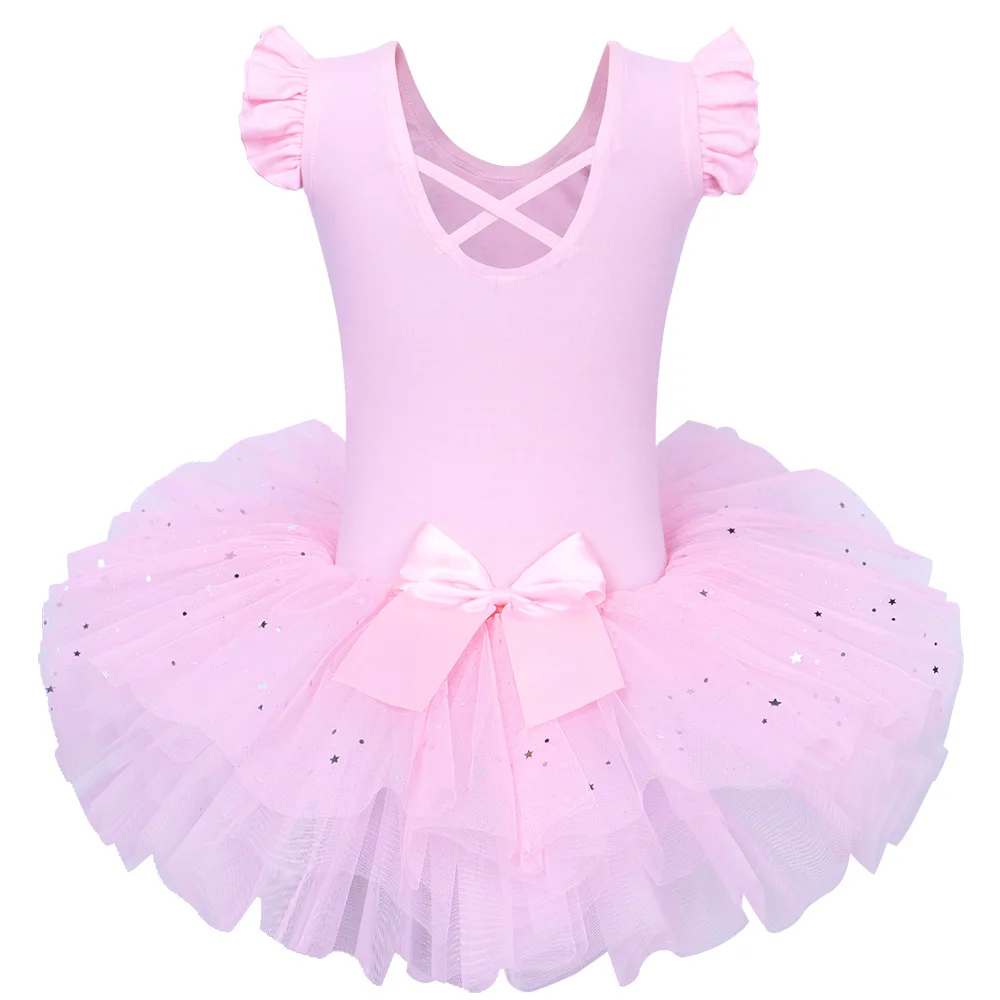 Top Trends: BAOHULU Girls Ballet Tutu Tulle Dress Sleeveless Gymnastics Leotard Diamond Pink Bow Pattern Ballet Leotard For Girl Ballerina Shoppable Styles - Image 2