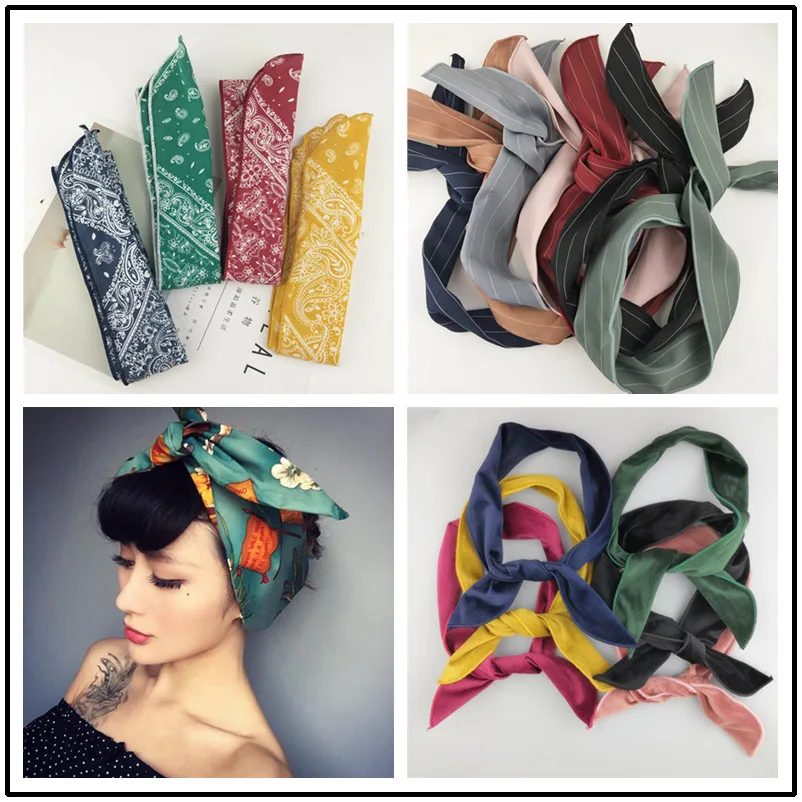 Top Trends: New Popular Rabbit Ears Turban Headband Women Girls Hair Head Band Wrap Accessories For Women Girls Hairband Headdress Headbands Shoppable Styles