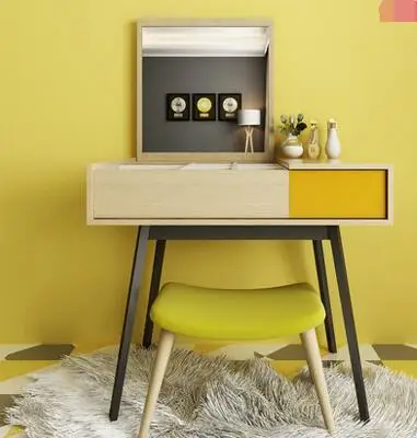 Description Picture 2 of itemThe bedroom dresser. Multifunctional flip dresser folding