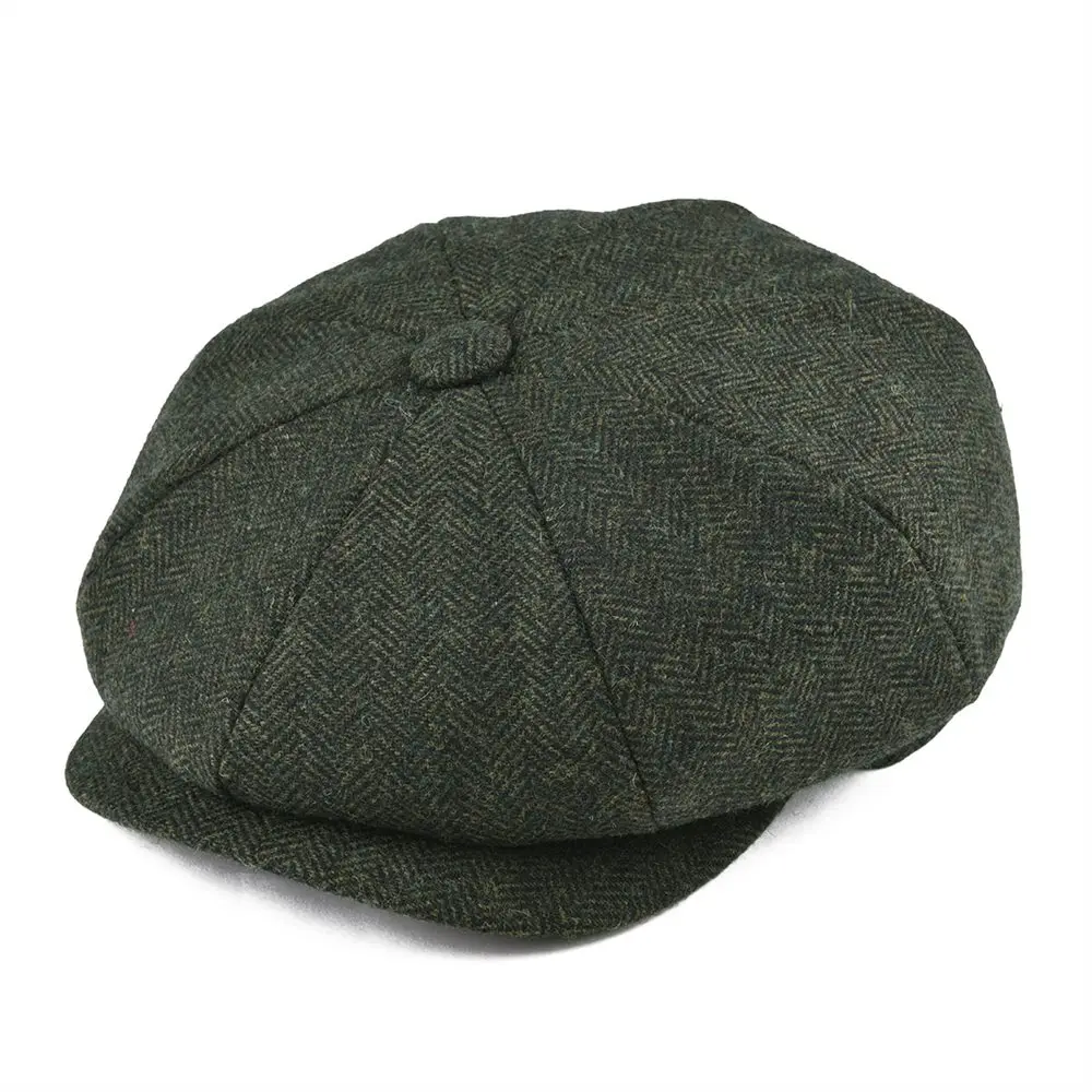 Top Trends: BOTVELA Wool Tweed Newsboy Cap Herringbone Men Women Classic Retro Hat With Soft Lining Driver Cap Black Brown Green 005 Shoppable Styles