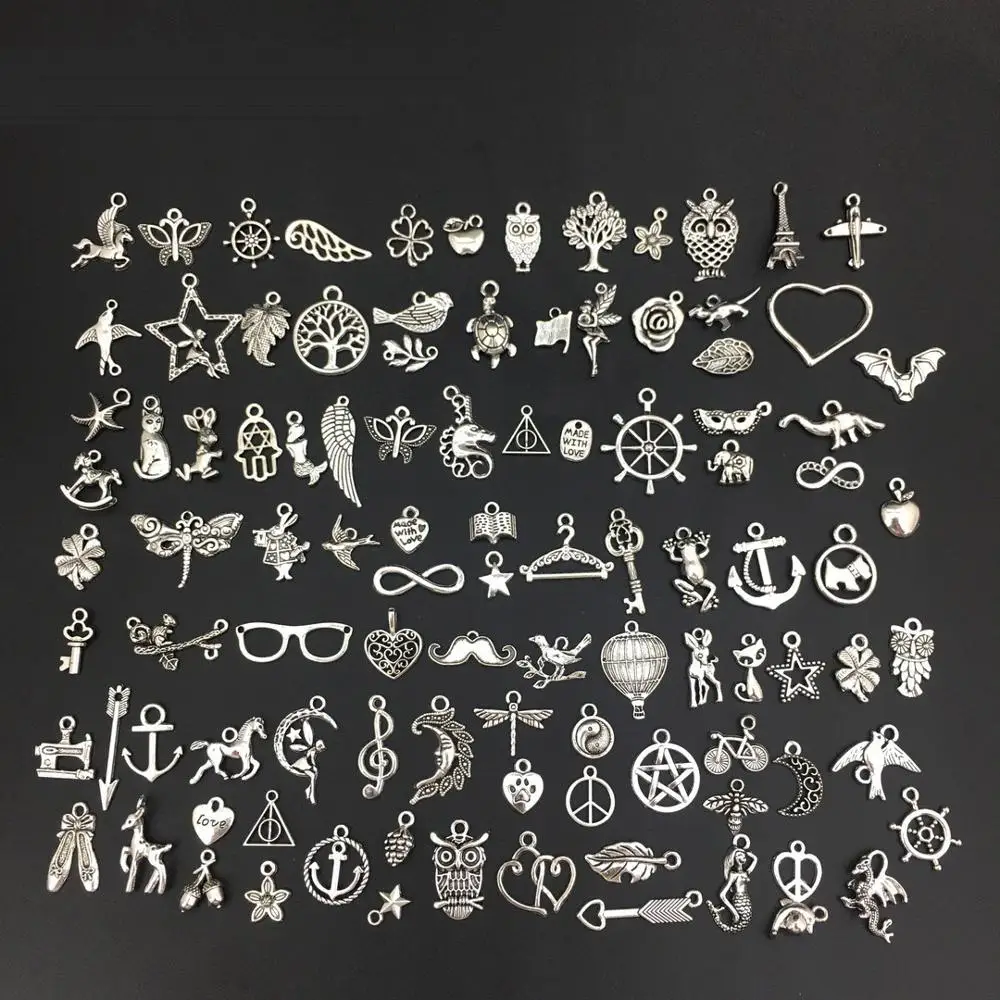 Top Trends: Vintage Mixed 10 / 20pcs Metal Animal Birds Charms Beads Handmade DIY For Bracelet Pendant Neacklace Clips Jewelry Making Findings Shoppable Styles