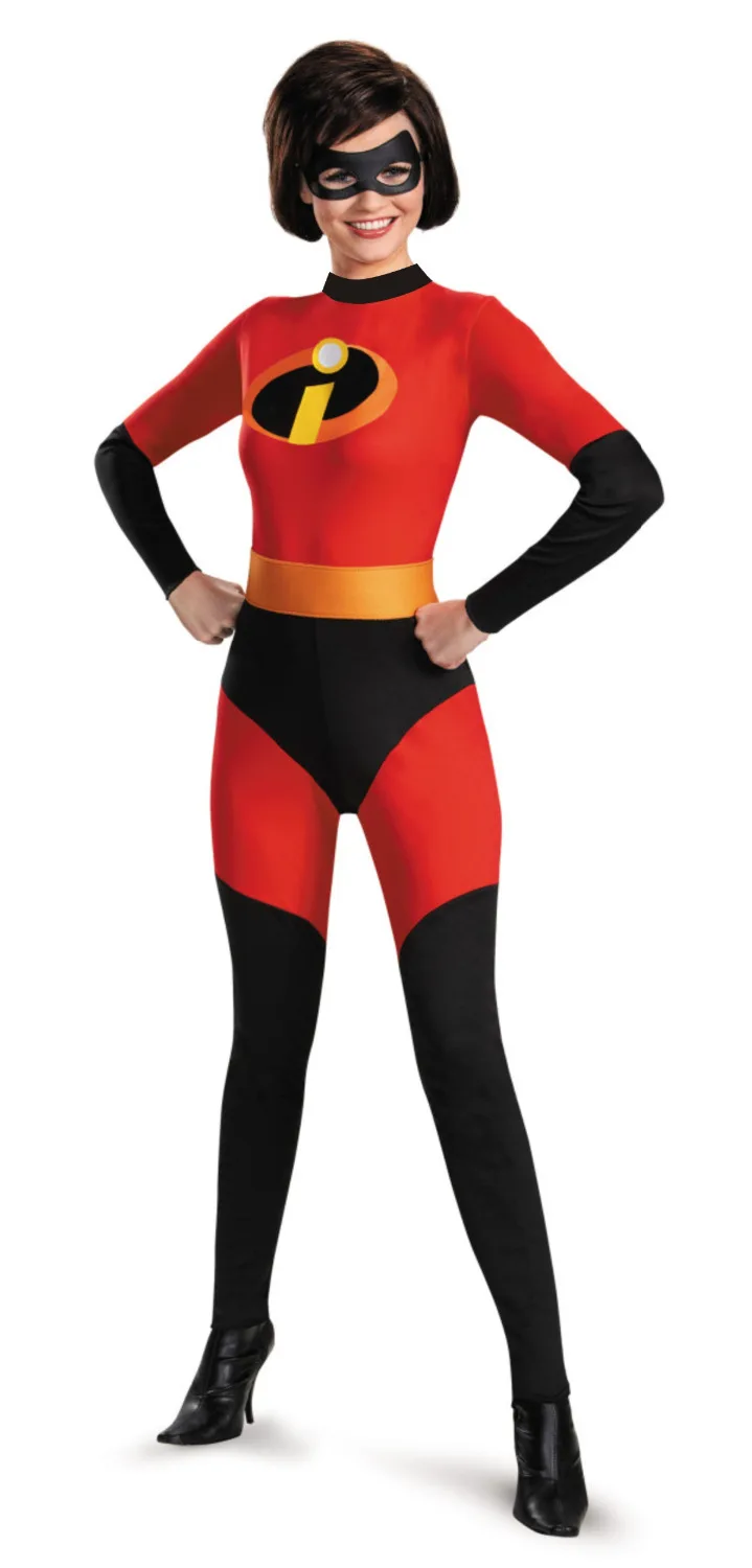 Top Trends: Elastigirl Helen Parr Ladies Halloween Costume Incredible 2 Jumpsuit Costume Adult Woman Cosplay Shoppable Styles