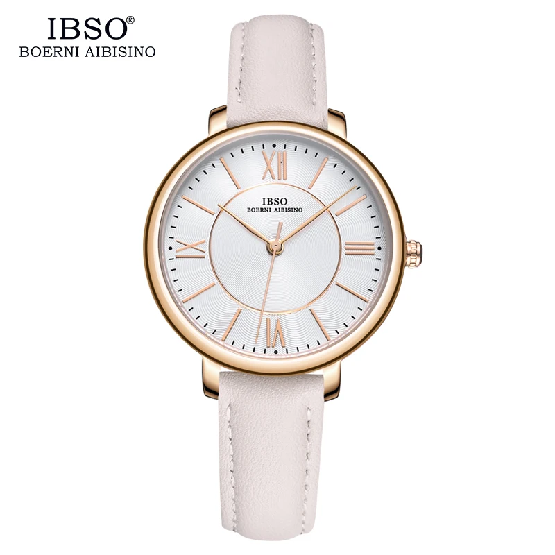 Top Trends: IBSO Fashion Women Quartz Watches Casual Genuine Leather Strap Quartz Watch Ladies Wristwatches Montre Femme Relogio Feminino Shoppable Styles